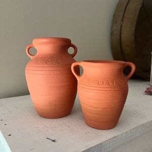 Boho Terracotta Pottery Vases